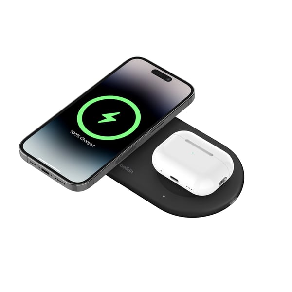 Miniatyrbillede 4 af 5: Belkin WIZ021VFBK ladestation organisator Fritstående Plast Sort
