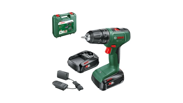 Bosch Easy Drill 18V-40 1630 RPM utan nyckel 1,3 kg Svart, Grön