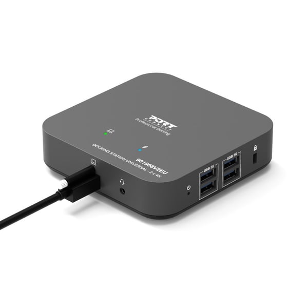 Pikkukuva 6 / 9: Port Designs PORT Connect 901908V2EU keskitin USB Type-C 10000 Mbit/s Musta