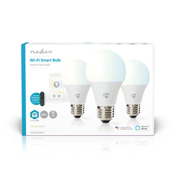Miniatyrbillede 5 af 6: Nedis SmartLife Smart pære Wi-Fi 9 W
