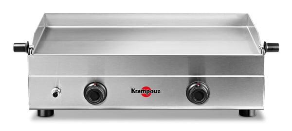 Miniatyrbillede 1 af 7: Krampouz PFSV2MA-KR barbecue & grill Bordplade propan/butan Rustfrit stål 3400 W