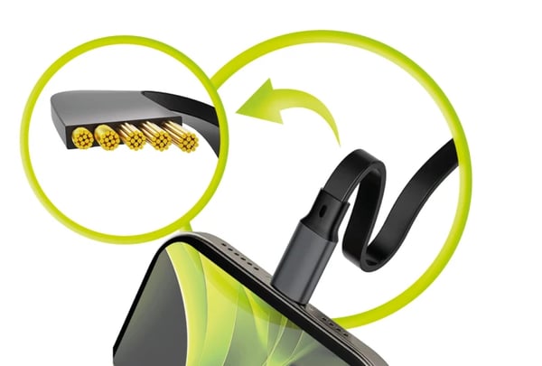 Miniatyrbillede 11 af 11: Mobile Origin MO-CB7-SPG USB-kabel 1 m USB C 0,48 Gbit/sek. 100 W Grå