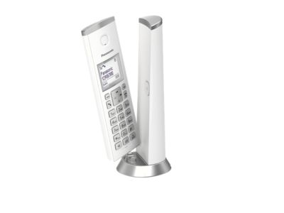 Panasonic KX-TGK212SP DECT telefon Nummervisning Sølv, Hvid