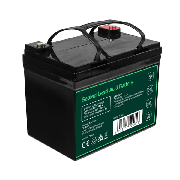 Pikkukuva 4 / 4: Green Cell AGM12V33AH-J UPS-akku Sealed Lead Acid (VRLA) 12 V 33 ah