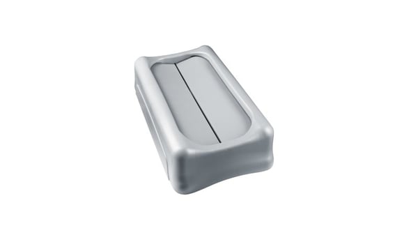 Miniatyrbillede 6 af 8: Rubbermaid FG267360GRAY papirkurv tilbehør Grå Låg