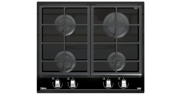 Teka GZC 64300 Sort Indbygget 60 cm Gaskomfur 4 zone(s)