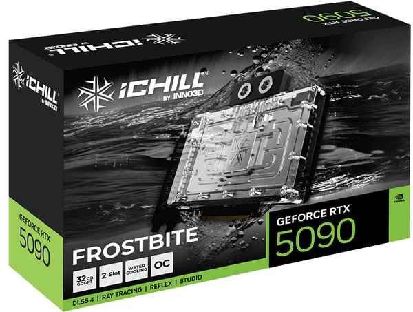 Miniatyrbillede 2 af 2: INNO3D iChill GeForce RTX 5090 FROSTBITE NVIDIA 32 GB GDDR7