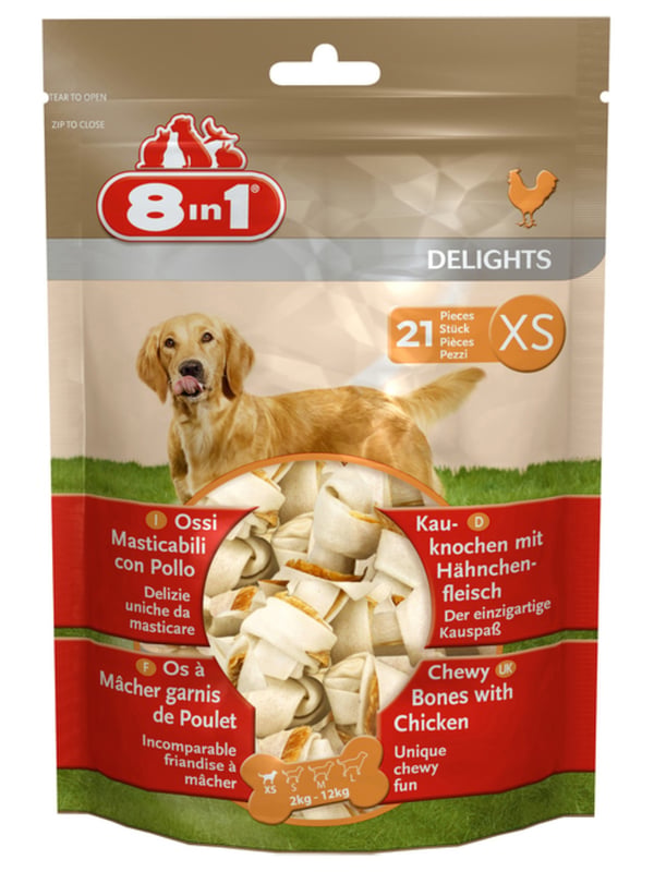 8in1 Delights Koira Herkkupalkinto Kana