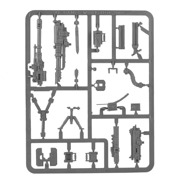 Miniatyrbillede 5 af 12: Games Workshop Cadian Heavy Weapon Squad