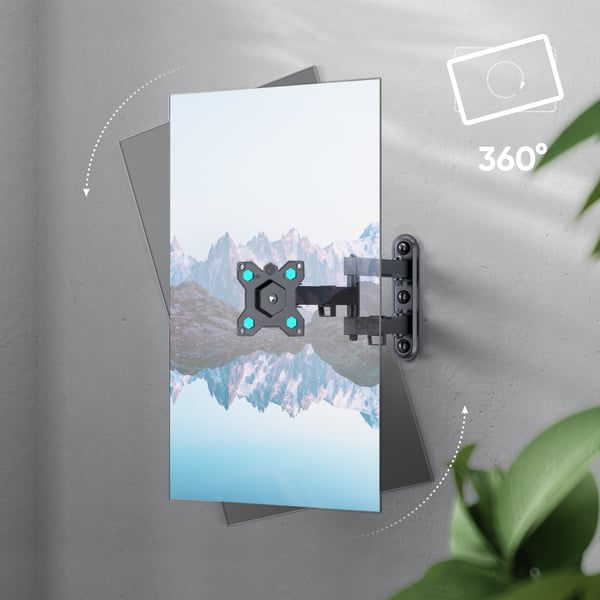 Miniatyrbillede 3 af 6: ONKRON R4-B tv-beslag 88,9 cm (35") Sort
