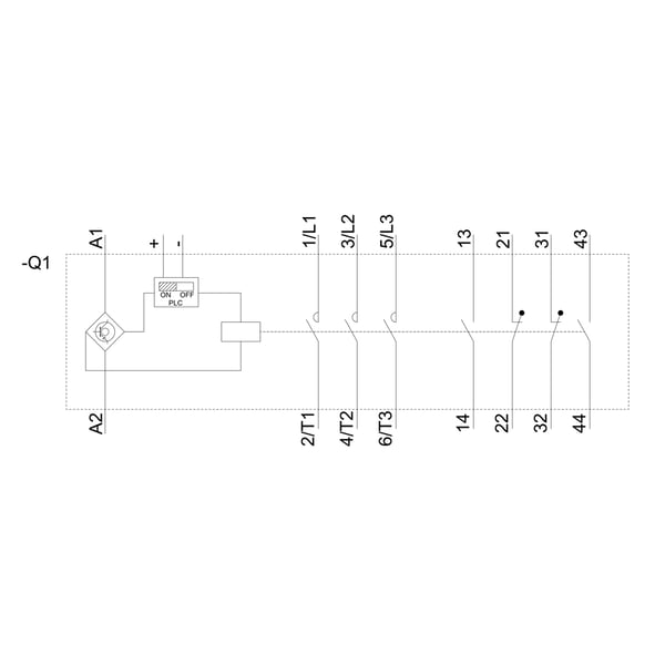 Miniatyrbillede 2 af 4: Siemens 3RT1055-6NP36-3PA0 elektrisk kontaktor