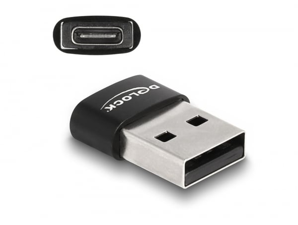 Miniatyrbild 1 av 2: Delock USB-Adapter - USB (M) till 24-stifts USB-C (W)