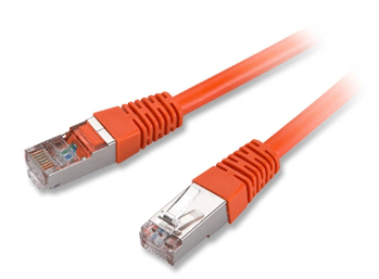 LOGON PROFESSIONELT PATCHKABEL SFTP/AWG26/LSOH 0.5M - CAT6A 500Mhz - ORANGE