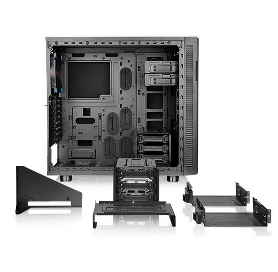 Thermaltake Suppressor F31 Tempered Glass Edition Midi Tower Svart