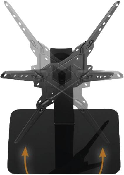 myWall HP2HL 139,7 cm (55") Skrivebord Sort