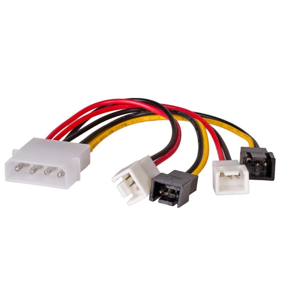 Akyga Cable AK-CA-34 Molex 4-pin - 3-pin 12V x 2 5V 2 0.15m - Kabel - 0,15 m SATA-kaapeli Valkoinen Akyga Cable AK-CA-34 Molex 4-pin - 3-pin 12V x 2 5V 2 0.15m - Kabel - 0,15 m SATA-kaapeli Valkoinen