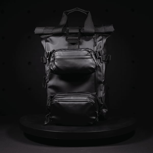 Miniatyrbillede 6 af 7: WANDRD TP-LG-BK-2 håndtaske og skuldertaske Presenning Sort Unisex