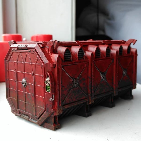 Miniatyrbild 16 av 19: Games Workshop Munitorum Armoured Containers Samlarfigur Plast