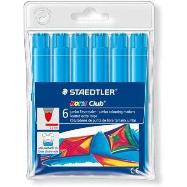 Staedtler Noris Club speedmarker 6 stk Blå