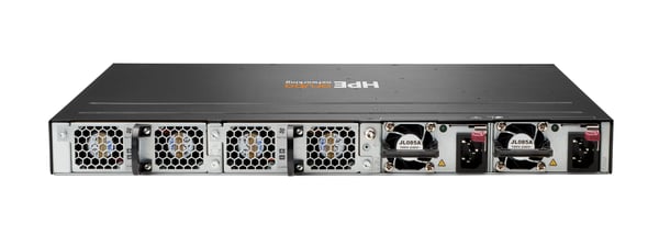 HPE Aruba Networking CX 6300M 24-port 1GbE and 4-port SFP56 Switch hanterad L3 Gigabit Ethernet (10/100/1000) Svart