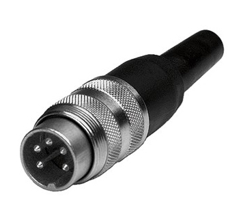 Amphenol T3504001 standard elektrisk stik 5 A Lige