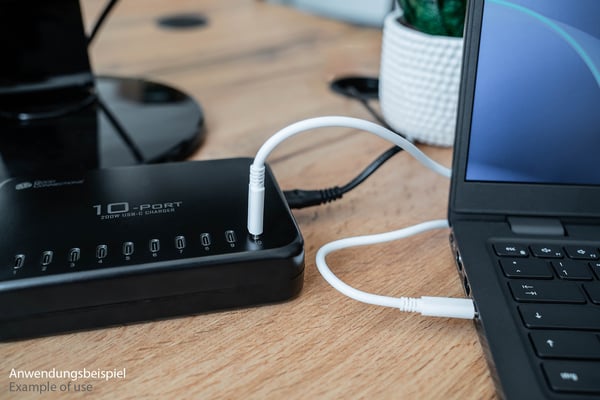 Alcasa PCA-D007S oplader til mobil enhed Tablet Sort Vekselstrøm Hurtig opladning Indendørs