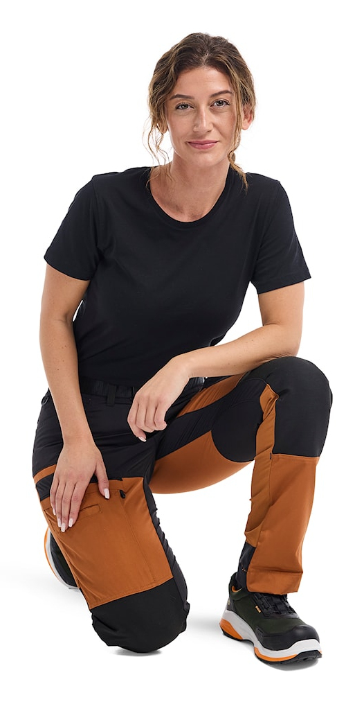 Blakläder 716618454099 Bukser Sort, Orange