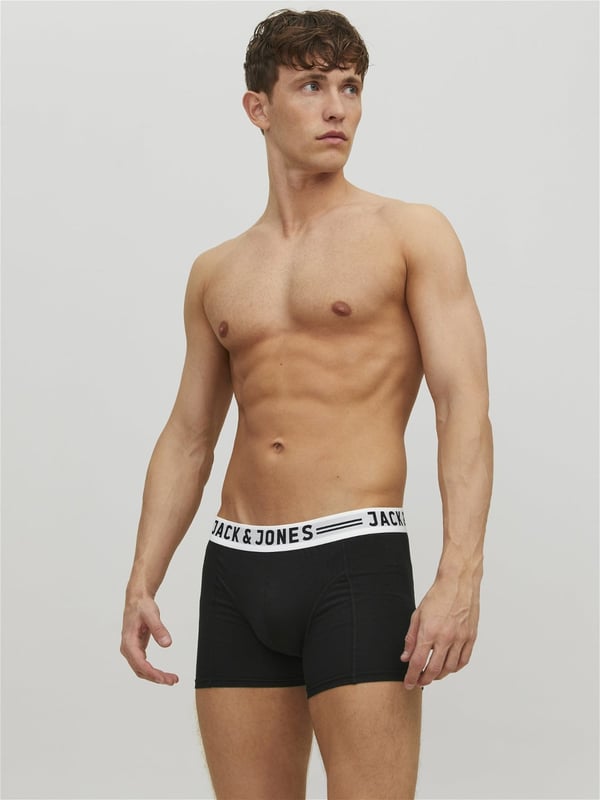 Miniatyrbillede 2 af 8: Jack & Jones 5712833644164 underbuks Boksershorts Sort, Hvid, Grå