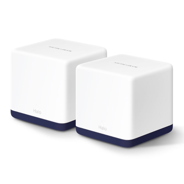 Mercusys Halo H50G (2-pack) Dual-band (2,4 GHz / 5 GHz) Wi-Fi 5 (802.11ac) Vit 3 Intern Mercusys Halo H50G (2-pack) Dual-band (2,4 GHz / 5 GHz) Wi-Fi 5 (802.11ac) Vit 3 Intern