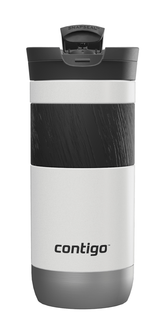 CONTIGO Byron 2.0 SNAPSEAL 470 ml Musta, Hopea, Valkoinen Ruostumaton teräs