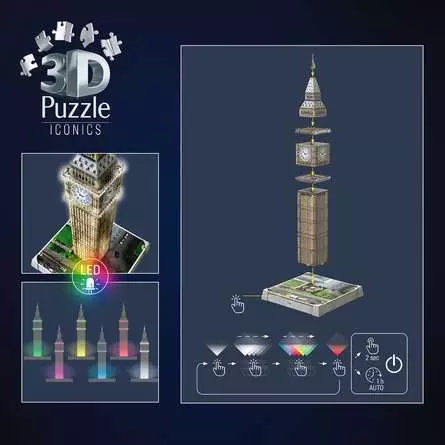 Ravensburger 12008025 palapeli 3D-palapeli 216 kpl Rakennukset