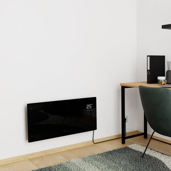 Hombli HBCH-0300 elektrisk rumsvärmare inomhus Svart 2000 W Elektrisk konvektionsvärmare