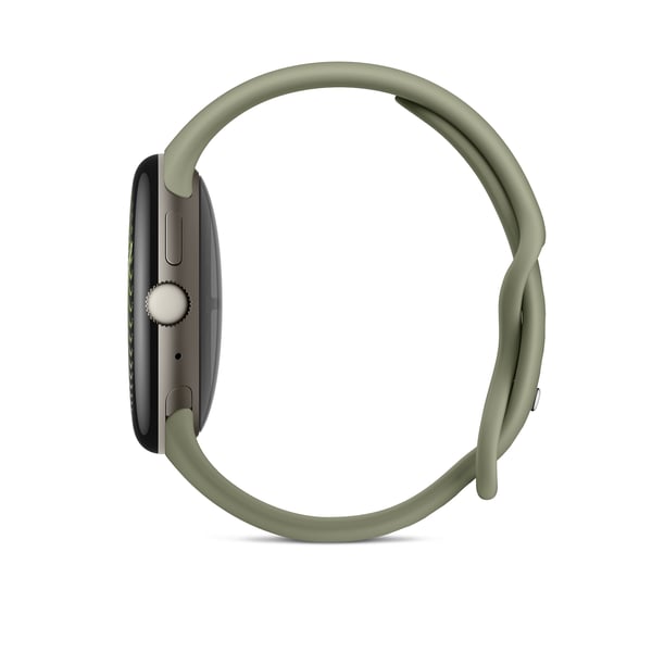 Miniatyrbillede 2 af 5: Google Pixel Watch 5 AMOLED 45 mm Digital Berøringsskærm Pyrit Wi-Fi GPS (satellit)