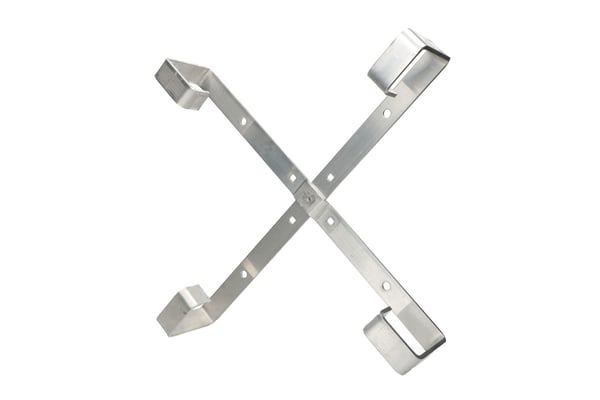 Miniatyrbillede 1 af 3: Extralink EX.6396 kabelorganisator Bord/Væg Kabelholder Aluminium 1 stk