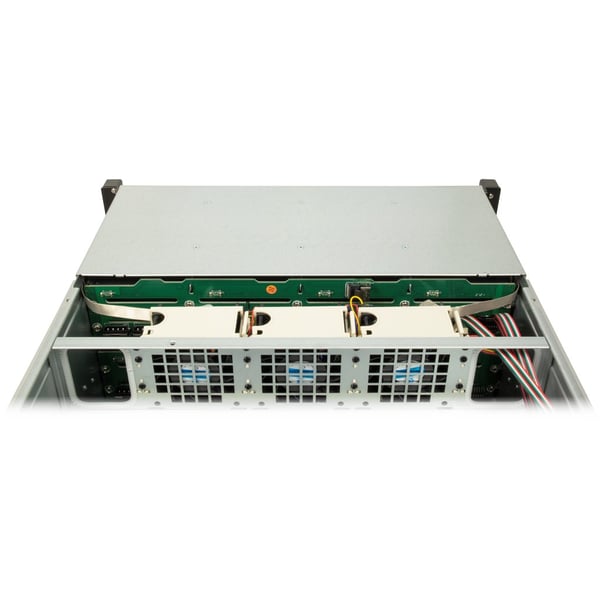 Miniatyrbillede 2 af 18: Inter-Tech 4U-4736 HDD kabinet Sort, Grå 2.5/3.5"