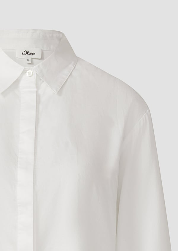 s.Oliver 2174256.0100.44 skjorte & top Bluse Langærmet Bomuld