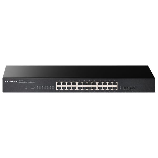 Miniatyrbillede 1 af 4: Edimax GS-1026 V3 netværksswitch Ikke administreret Gigabit Ethernet (10/100/1000) Sort