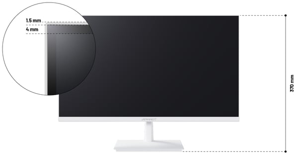 Miniatyrbillede 15 af 16: JAPANNEXT JN-IPS280UHD60F-PW computerskærm 71,1 cm (28") 3840 x 2160 pixel 4K Ultra HD LCD Hvid