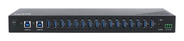 EXSYS EX-11236HMS gränssnittshubbar USB 3.2 Gen 1 (3.1 Gen 1) Type-B 5000 Mbit/s Svart EXSYS EX-11236HMS gränssnittshubbar USB 3.2 Gen 1 (3.1 Gen 1) Type-B 5000 Mbit/s Svart