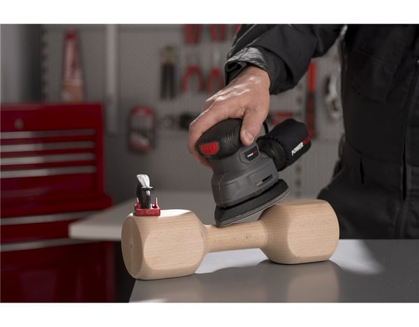 Miniatyrbillede 6 af 8: Powerplus POWE40020 transportabel slibemaskine Multi slibemaskine 13000 rpm Sort, Grå