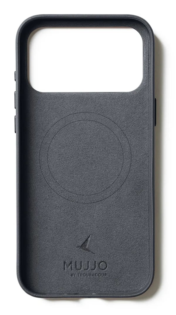 Mujjo MUJJO-CL-063-BS mobiltelefon etui 17,5 cm (6.9") Cover Basalt