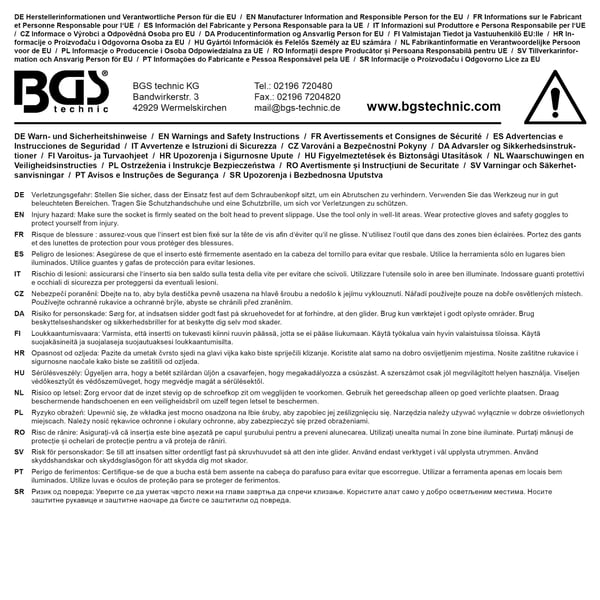 BGS technic Socket eluttag