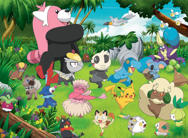 Ravensburger Pokemon 300 XXL Kuviopalapeli 300 kpl Sarjakuvat