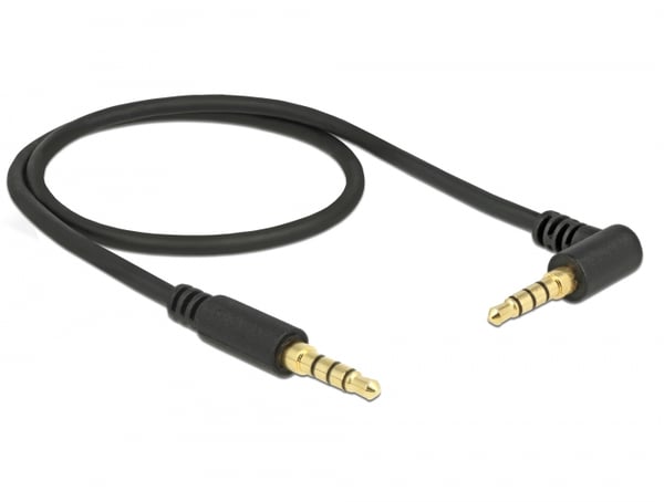 Miniatyrbillede 3 af 3: DeLOCK 85607 lydkabel 0,5 m 3.5mm Sort