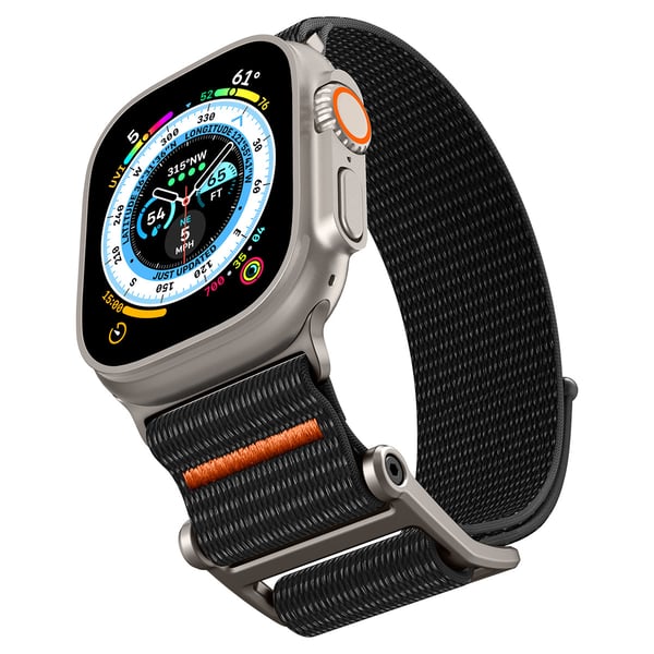 Spigen AMP05981 Älyrannekkeen lisätarvike Yhtye Musta Nailon