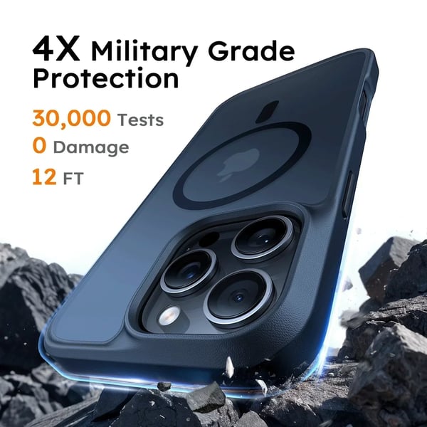 Torras Guardian-Mag mobiltelefon etui 17 cm (6.7") Cover Sort