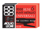 Molho Leone Staples 6 mm 1000 hæfteklammer
