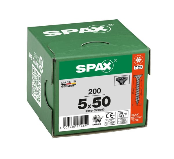 SPAX BLAX 50 mm 200 stk Skrue