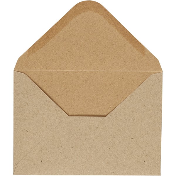 Creativ Company 217016 kuvert C6 (114 x 162 mm) Beige 10 stk