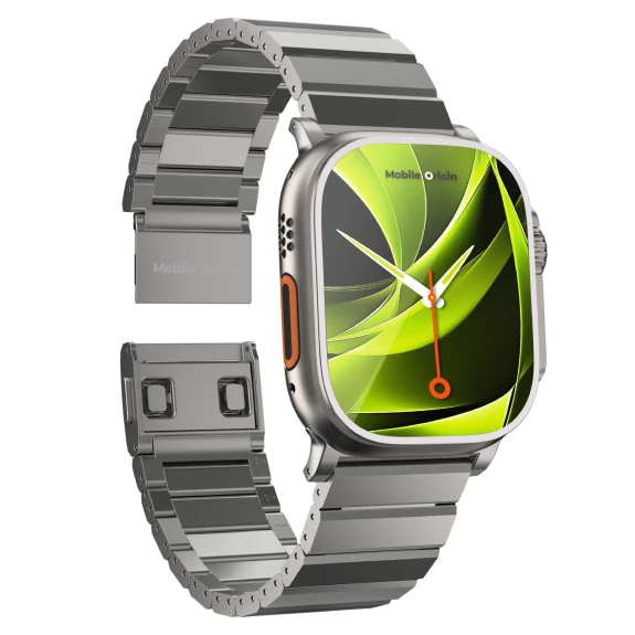 Miniatyrbillede 3 af 12: Mobile Origin MO-TBM-SLV Smart bærbart (wearable) tilbehør Rem Titanium Titanium, Kulfiber